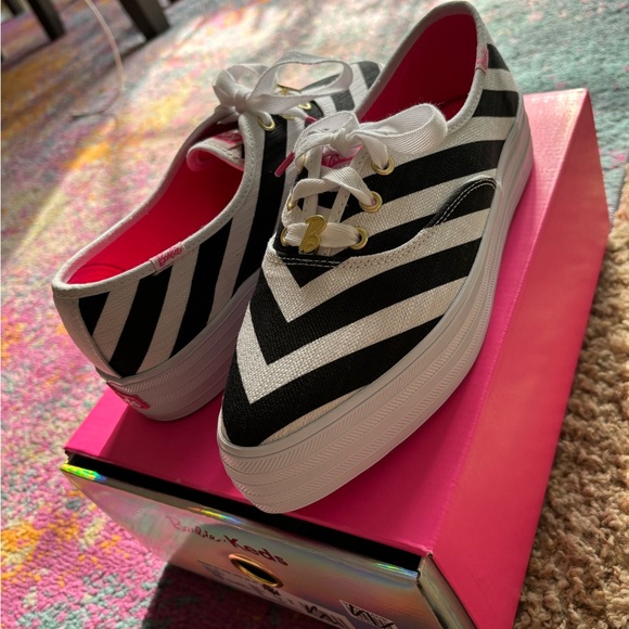 Never worn Barbie x Keds platform shoes size 7